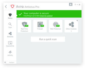 Avira Antivirus Pro + License Key 2023 Free Download